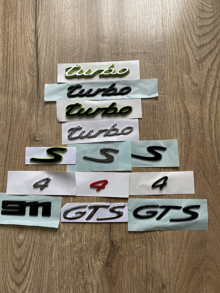 Embleme Scrisuri Logo Porsche E Hybrid Cayenne Macan Panamera S Gts 4