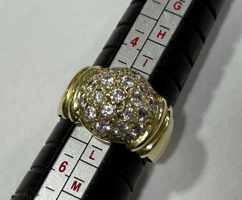 Златен пръстен 14 К 585/ 4,59 гр.