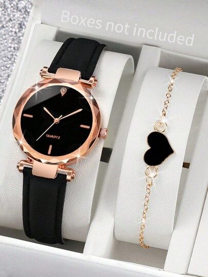 Seturi cadou femei. Ceas Quartz și brățară. Baterie inclusă. Elegante.