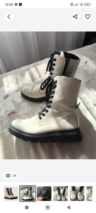 Cizme dama Ecco piele naturala 35