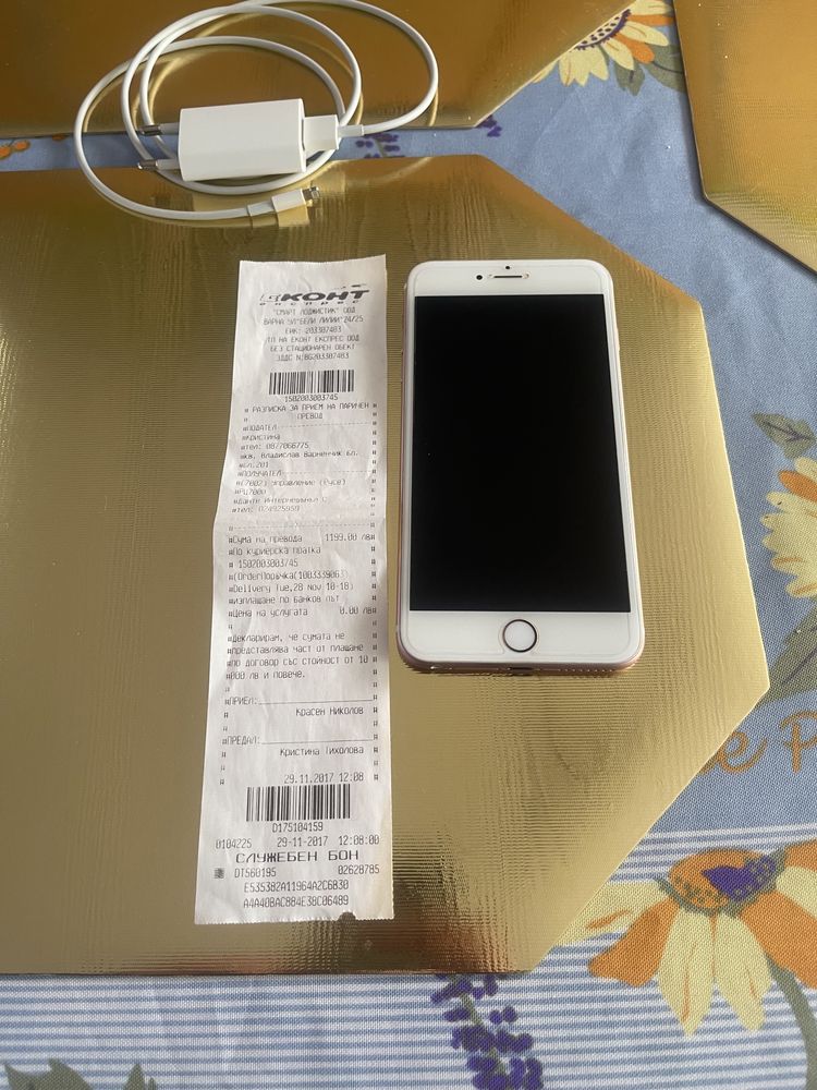 Продавам IPhone 6 s plus, телефона е като нов - Rose Gold, 32 GB