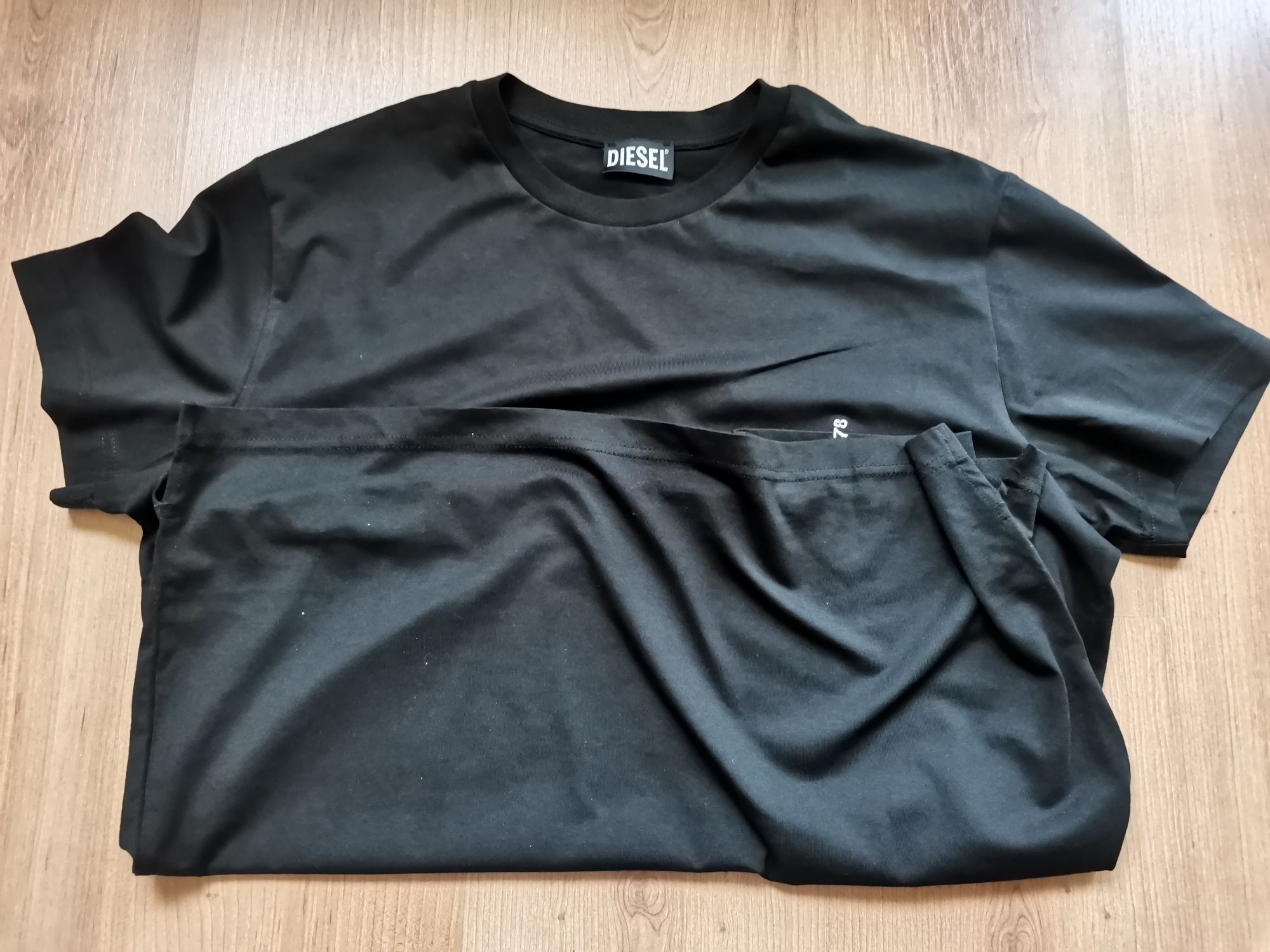 Черна тениска DIESEL T-Rubin