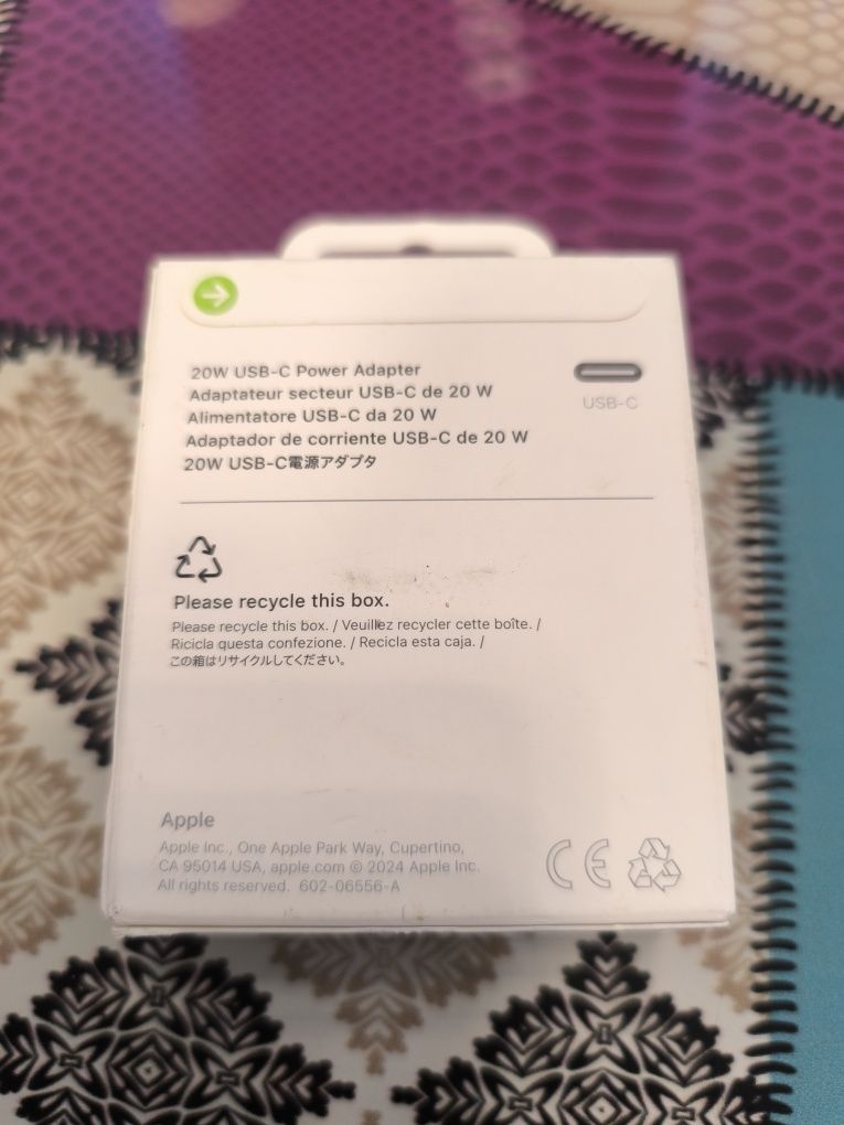 Incarcator Iphone Ipad original Apple 20W USB-C