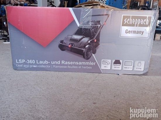 Mașina de maturat frunze in gazon scheppach