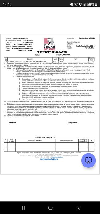 Vand Eurolite led TMH BAR S120