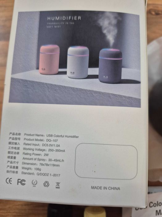 Umidificator (odorizant) de aer cu difuzor aromaterapie