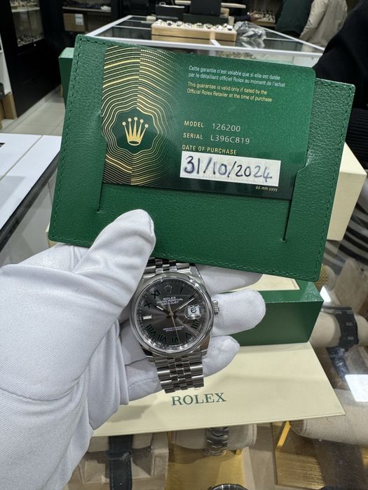 Rolex Datejust Wimbeldon 36mm