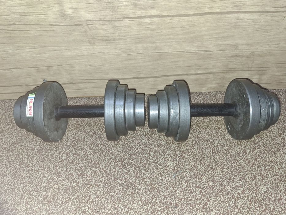 гантели по 10кг съёмные блины