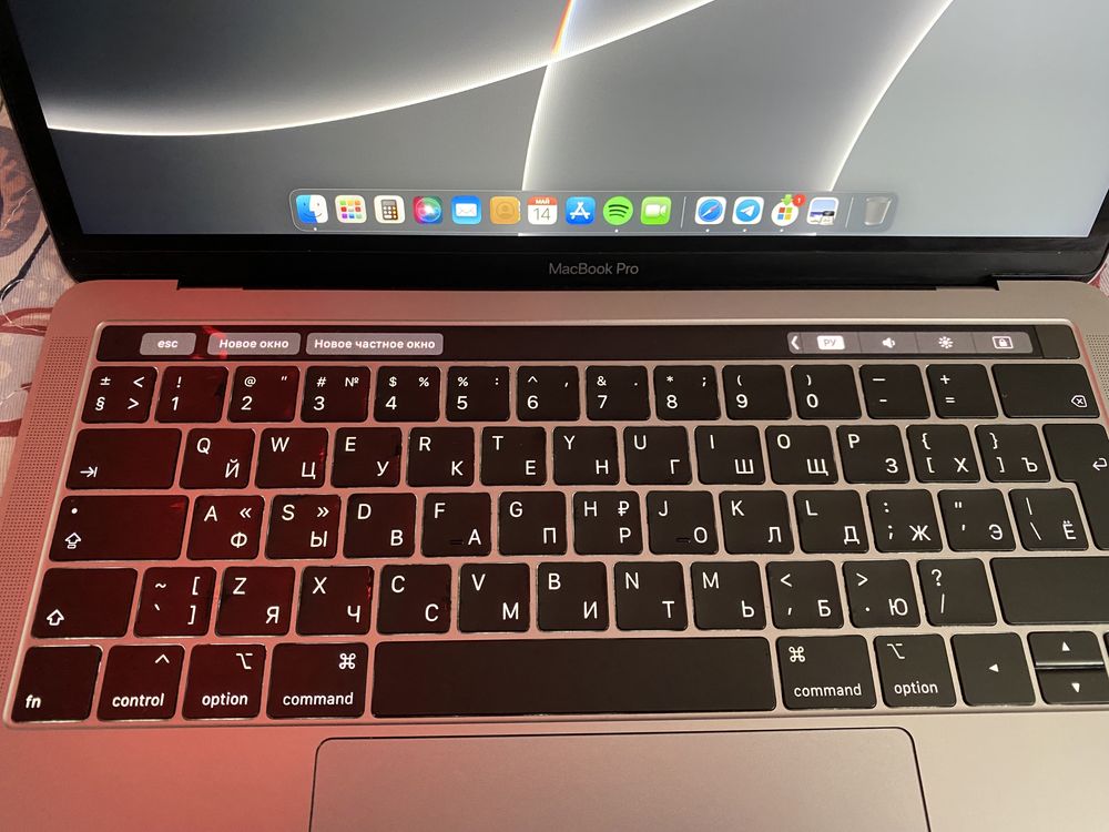 MacBook Pro TouchBar 2019