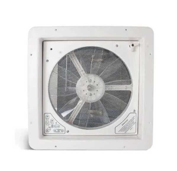 Trapă ventilator 6 viteze 40×40 cm cu telecomandă, nouă