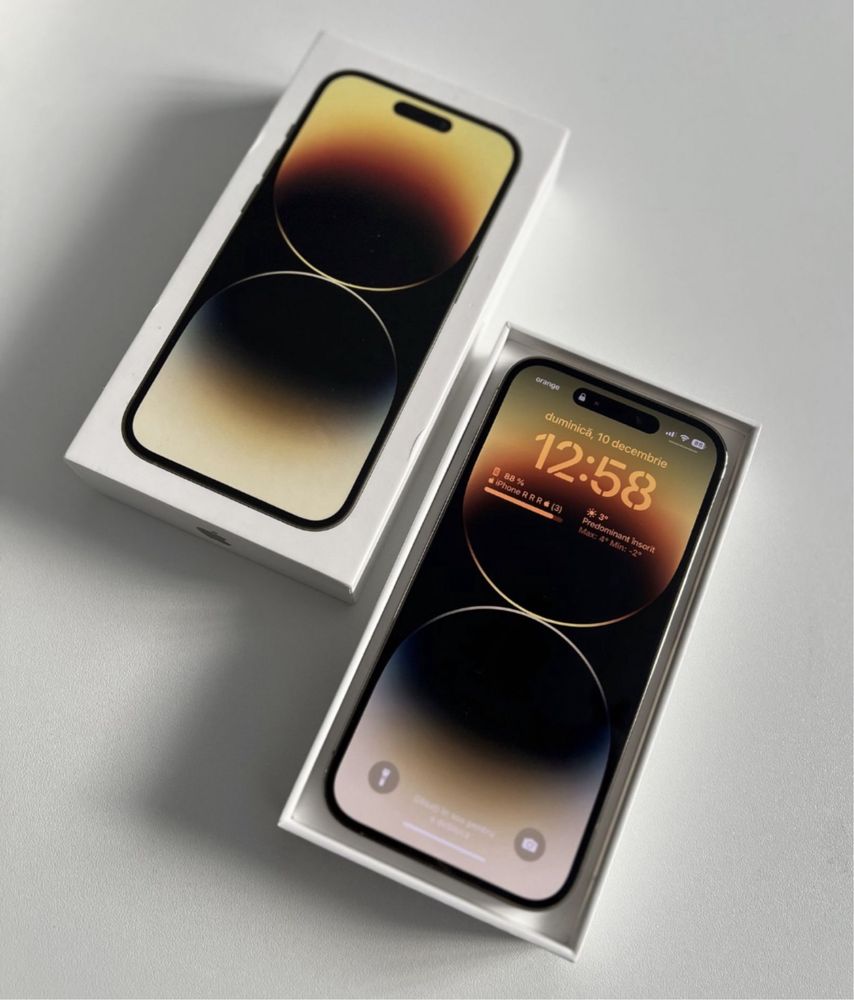 iPhone 14 Pro MAX Gold   Garantie  Full Box  Neverloked  100%
