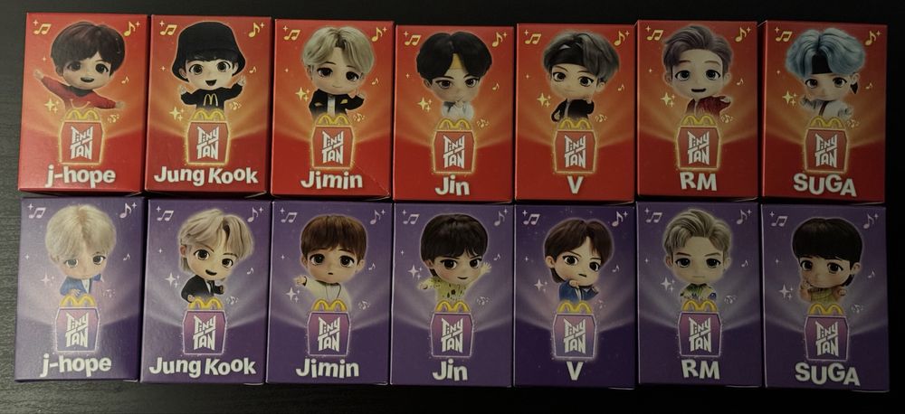 Figurine Kpop - Editie limitata McDonald's (colectie completa)