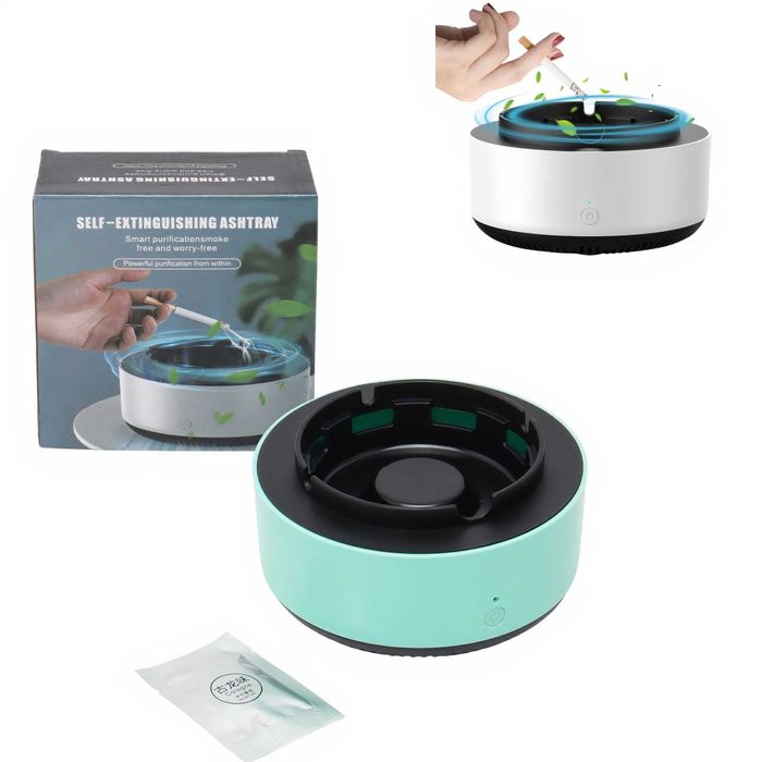 Scrumiera Electrica cu Purificare Aer si Auto-Stingere, USB, FABRILUX®