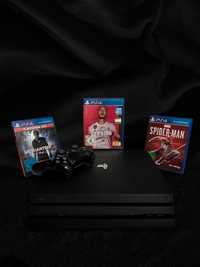 Consolă Playstation 4 PRO 1TB + 2 console + 8 jocuri