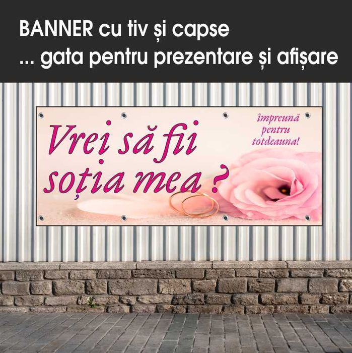 Bannere cu mesaj aniversar sau pentru evenimente private!