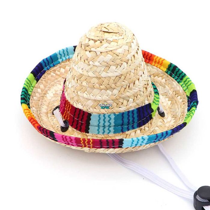 Сомбреро/Каубойска шапка за куче Кучешка мексиканска/каубойска шапка