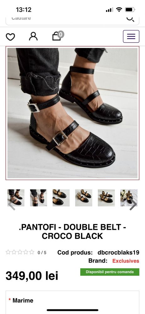 Pantofi Sandale - Exclusives - piele naturală - 36 - 23cm