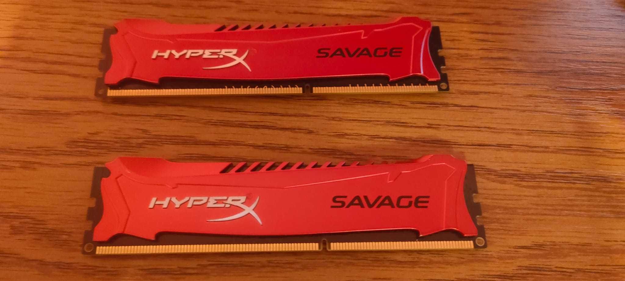 Memorie Kingston HyperX Savage 8 GB (2x4 GB) DDR3 1600 MHz HX316C9SR/4