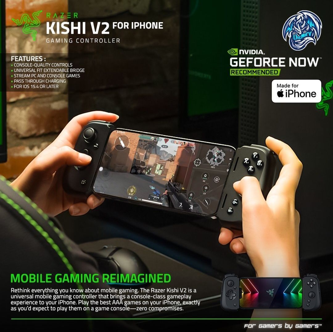 СКИДКА! RAZER KISHI V2 IPhone/Android Джойстик/Gamepad  для телефона