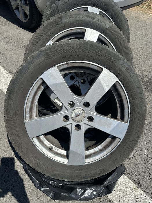 Jante Dezent 215 55 17 plus anvelope Continental M+S ET 43 7Jx17H2