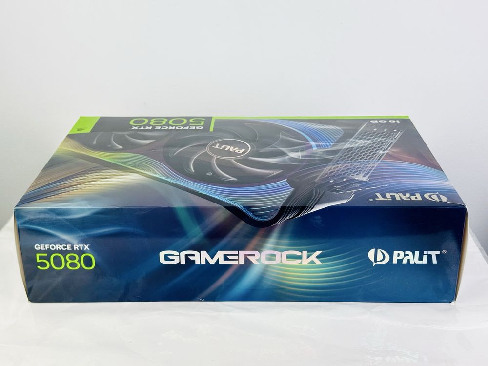 НОВА! Видеокарта Palit GeForce RTX 5080 Gamerock 16GB 33м. Гаранция!