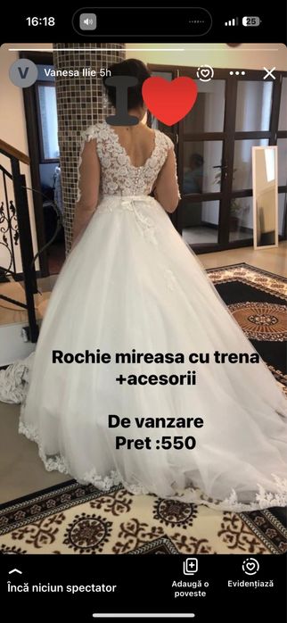 Rochie mireasa S/M