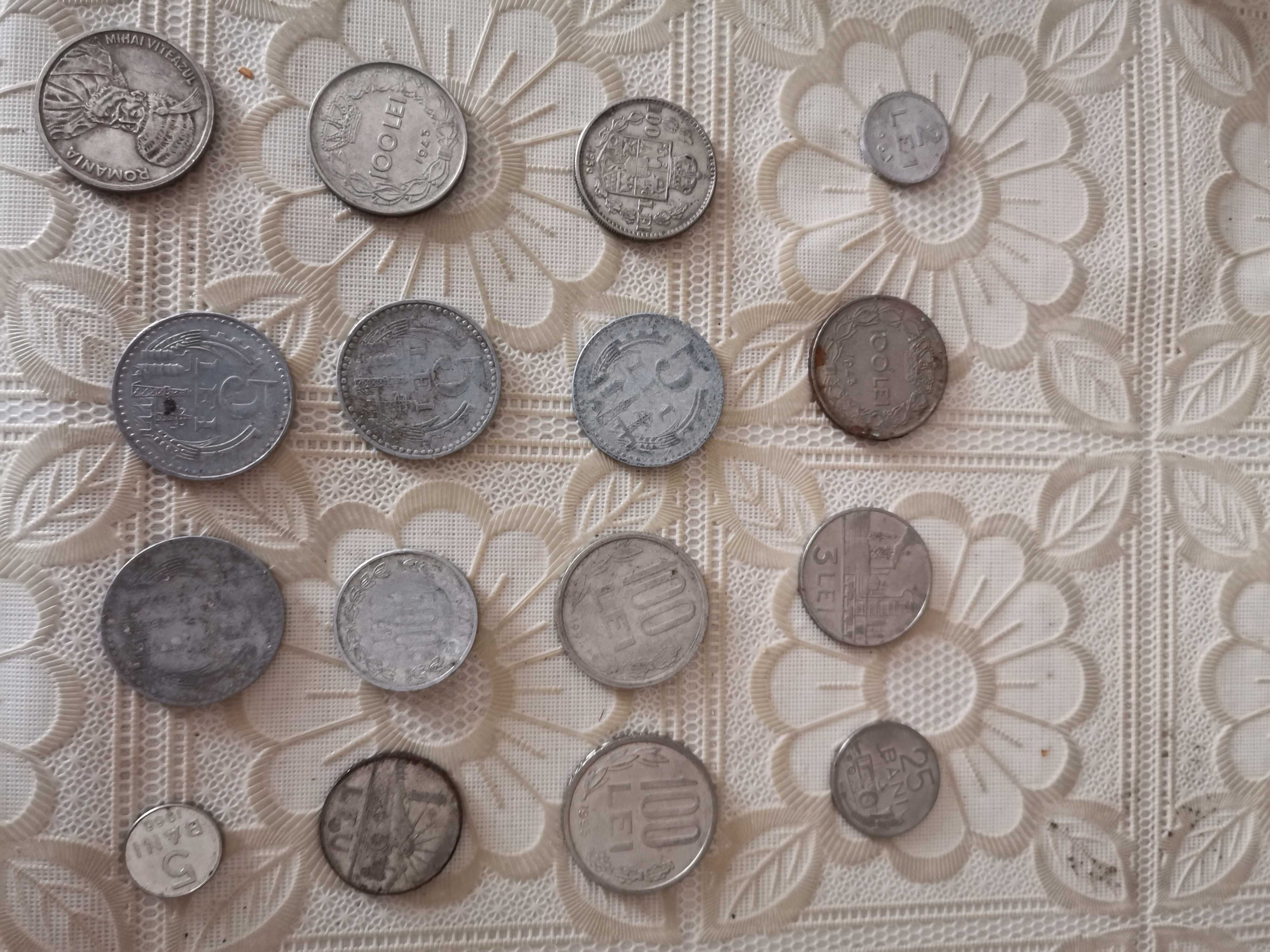 Lot de monede romanesti si straine