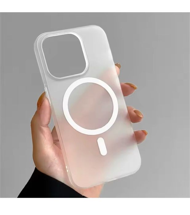 Iphone 13/14/15/16/17/PRO/MAX/PLUS/AIRHusa Plastic Slim 0,2MM Magsafe