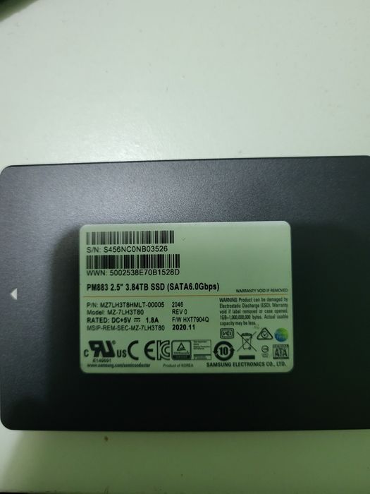 Ssd Samsung PM893 4tb