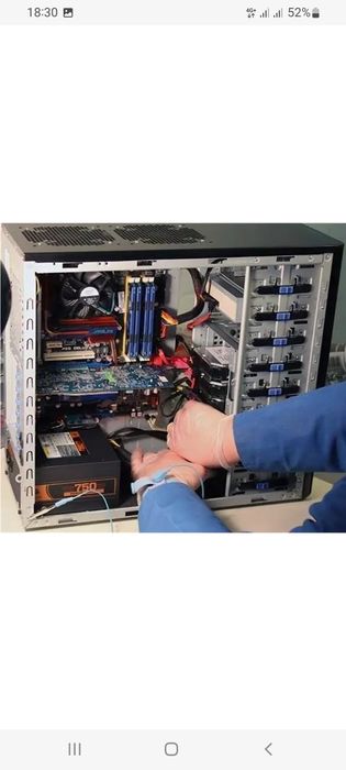 Ремонт чистка кампьютеров