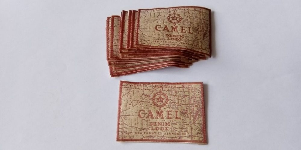 емблеми CAMEL за дрехи- якета и елеци- 70/50мм.