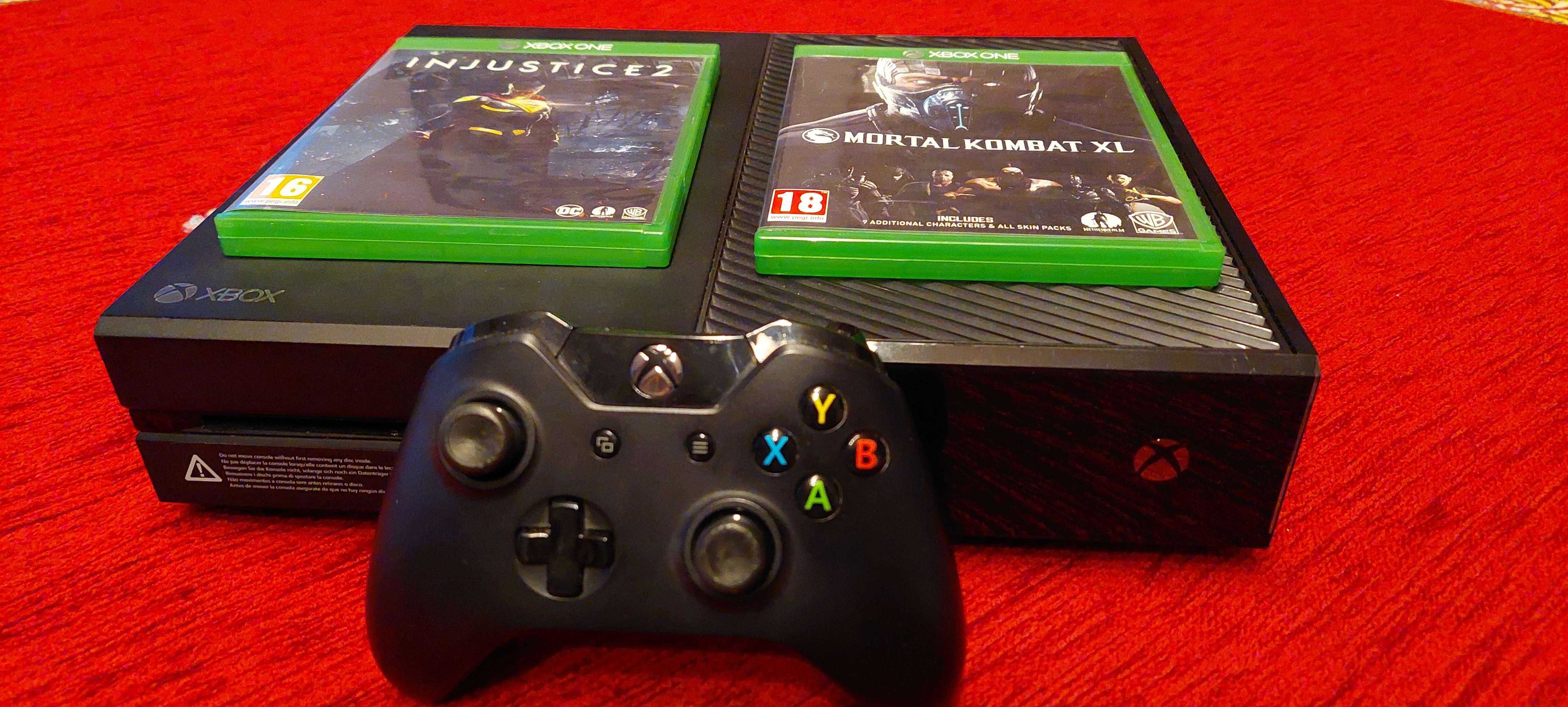 Consolă XBOX ONE + Mortal Kombat XL & Injustice 2 Bundle | Second Hand