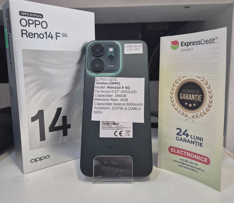 Telefon Oppo Reno14 F 5G (AG32 B27652.1)