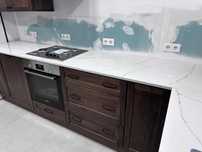 Blat din Quartz (Calacatta) pentru o bucatarie eleganta