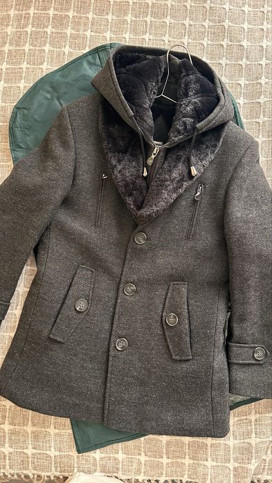 Пальто детское (сьемный воротник)