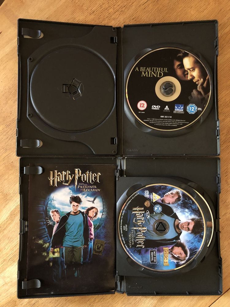 DVD video по 20 лв за 1 бр, по  2 диска в 1 пакет