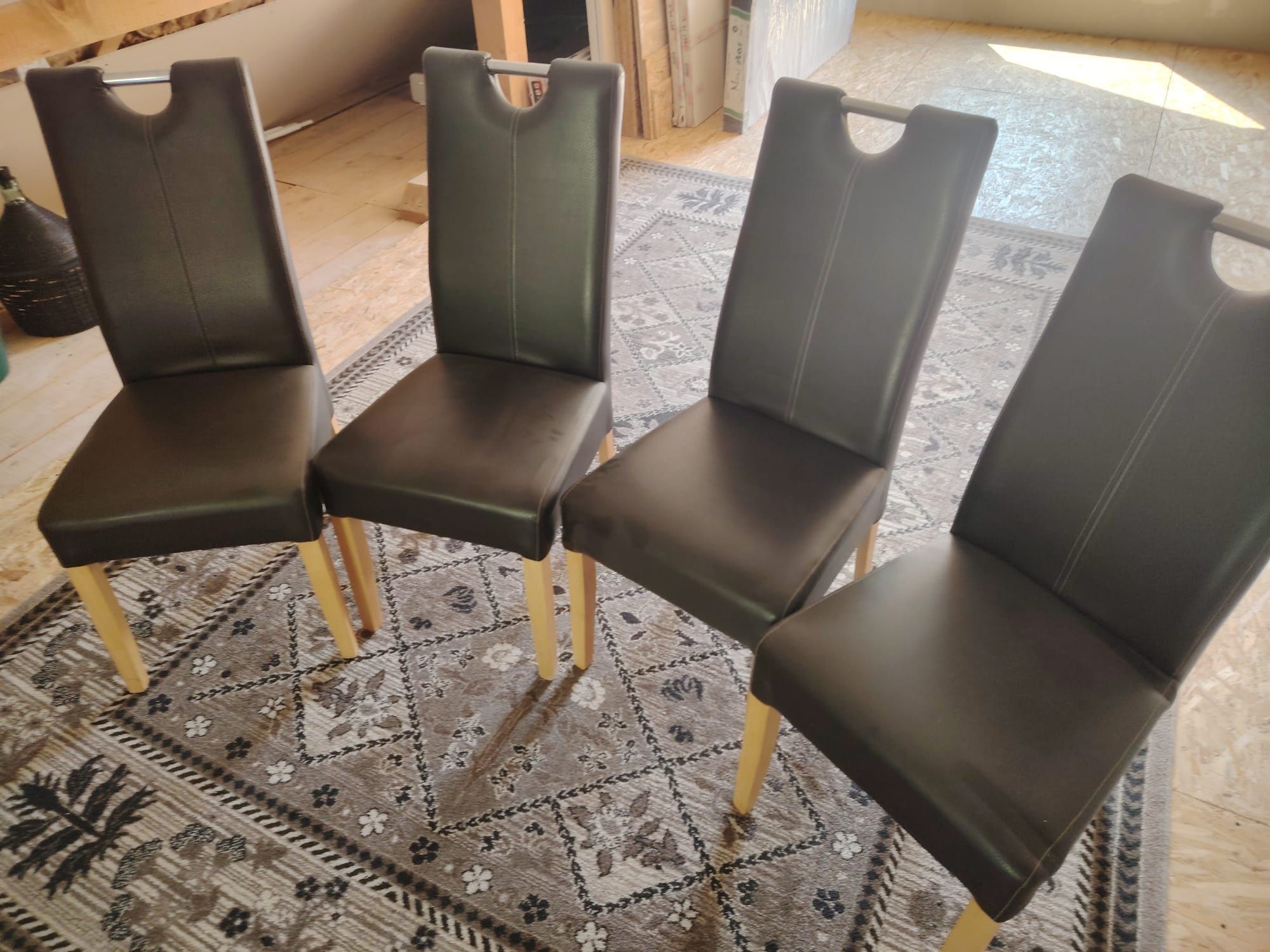 Set scaune piele