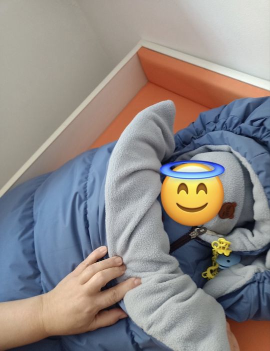 Комбинезон с коконом зимний