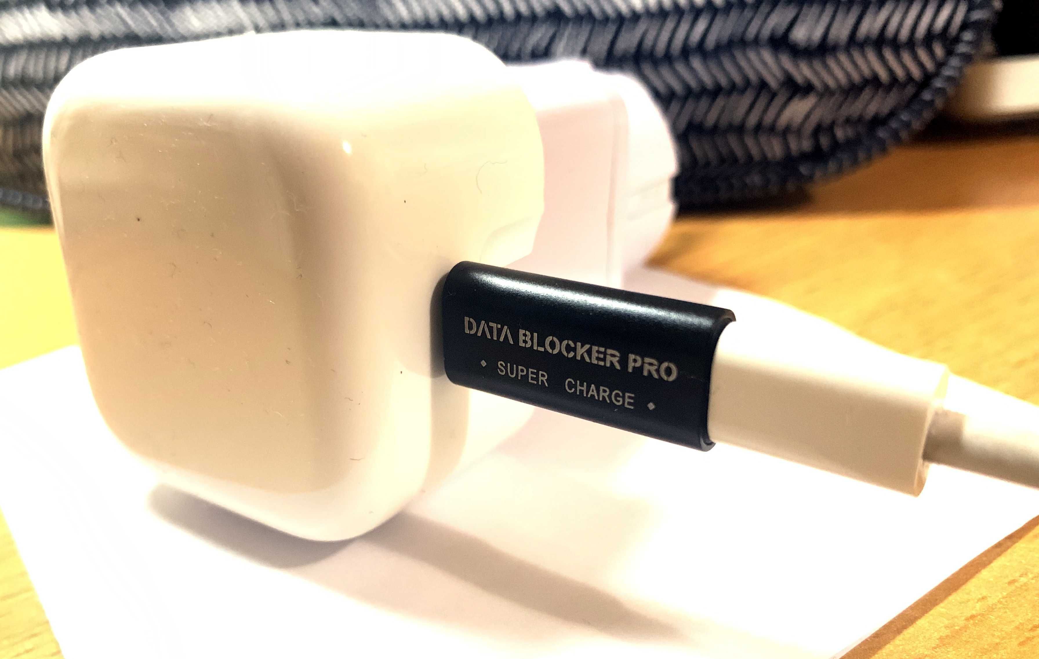 Data blocker USB-C против изтичане на данни при зареждане през USB