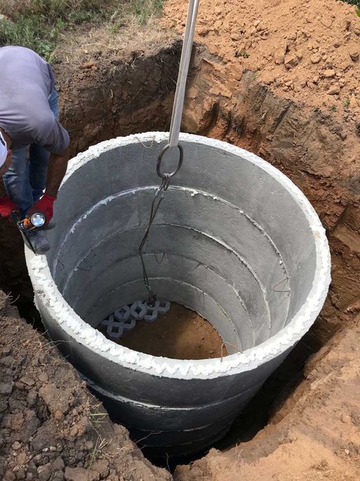 Изграждане септични ями с бетонни пръстени