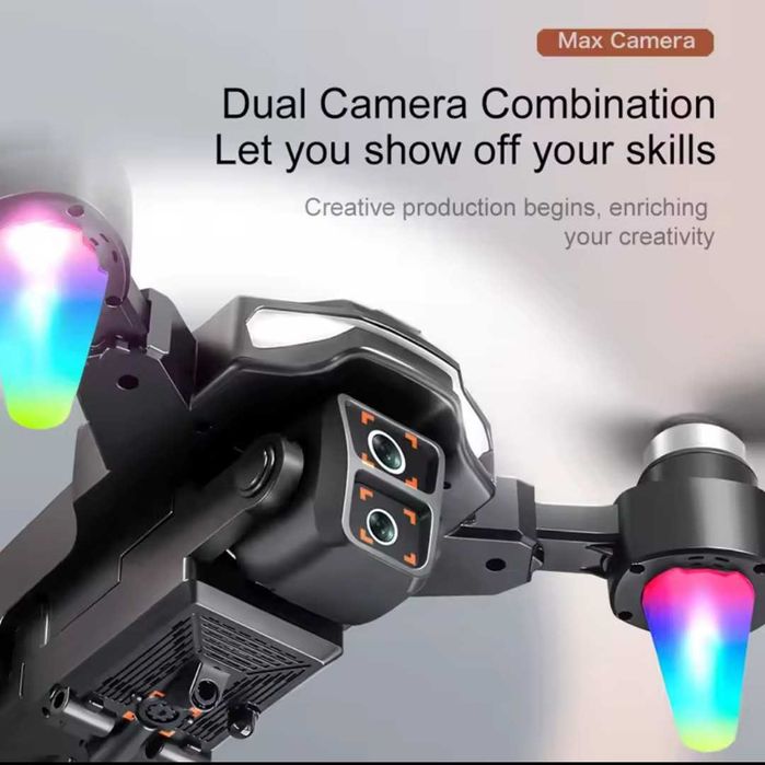 Drona A22 cu telecomanda si display. 2 baterii. Noua la cutie