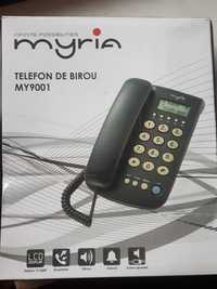 Telefon fix de birou Myria my9001 cu cablu 10m