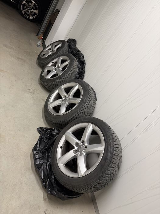Оргинални джанти Audi A8 19” с датчици и два комплекта гуми