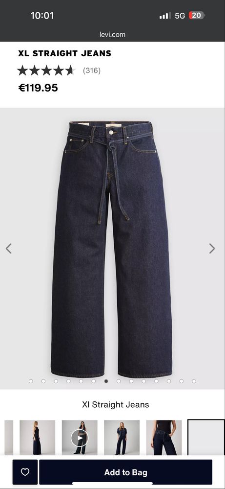 Дънки LEVIS; модел XL straight; размер 28