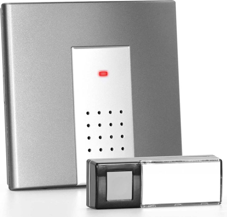 Безжичен звънец радиогонг Heidemann FUNKGONG-Set HX Square