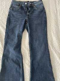 Dark wash flared jeans