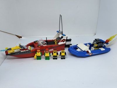 LEGO City - Barca de pompieri 60005 (cutie+catalog)