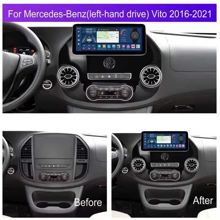 Мултимедия за Mercedes Benz Vito навигация Android  плеър VITO 12.3"