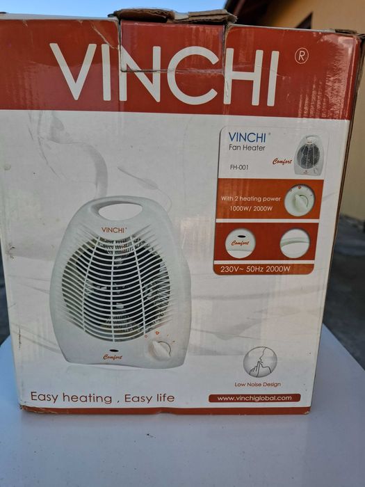 Aeroterma Electrica cu ventilator Vinchi 2000W