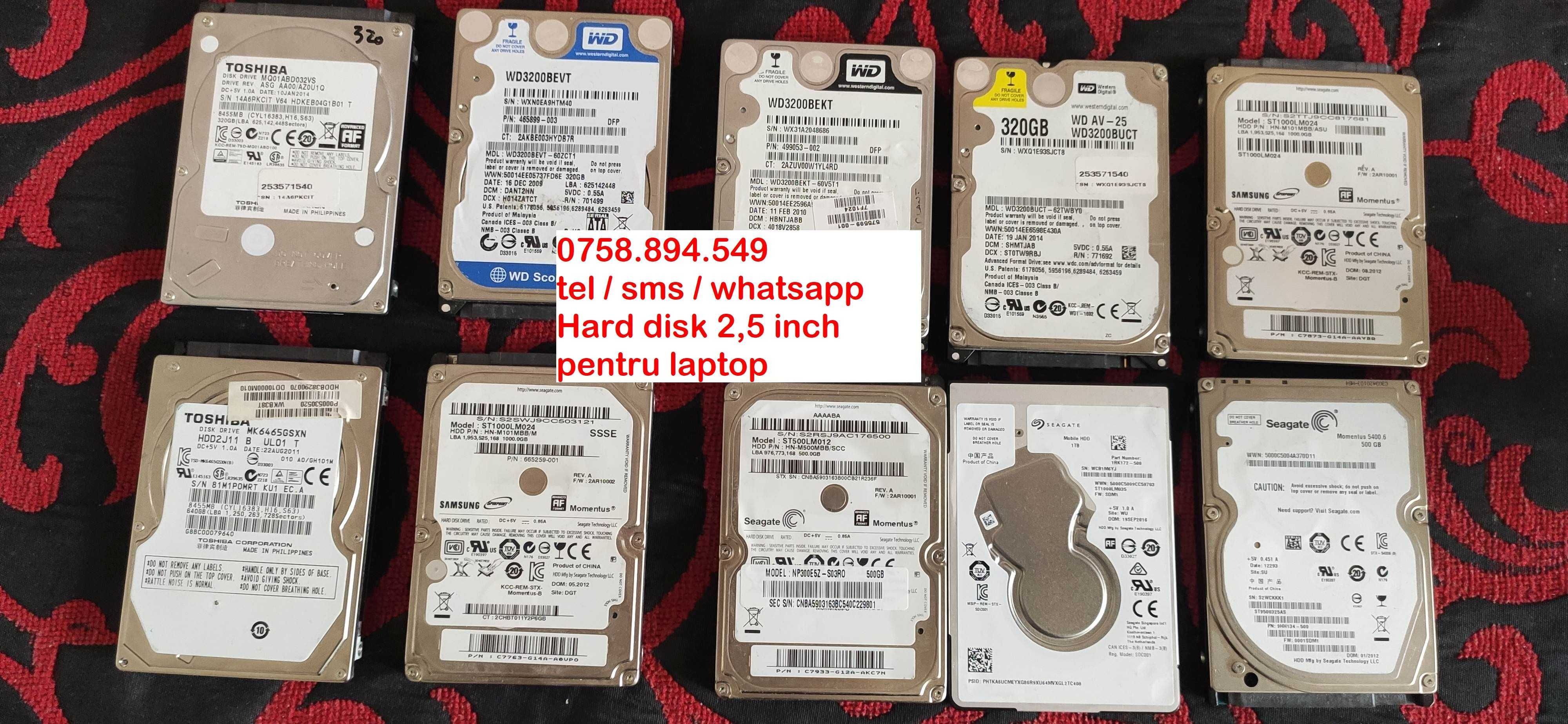 Harddisk HDD-uri 3.5 Inch, SATA, 500 GB, 1 TB Desktop, calculator, DVR